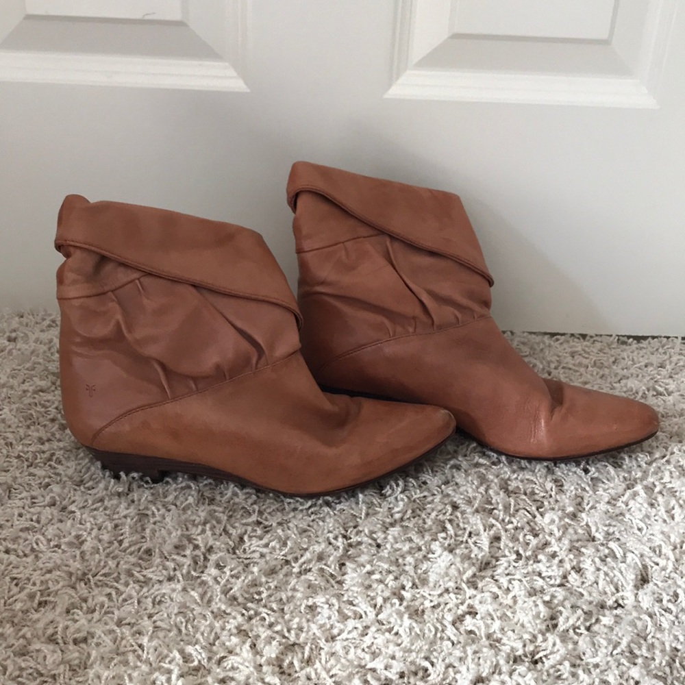 Frye folded ankle boots